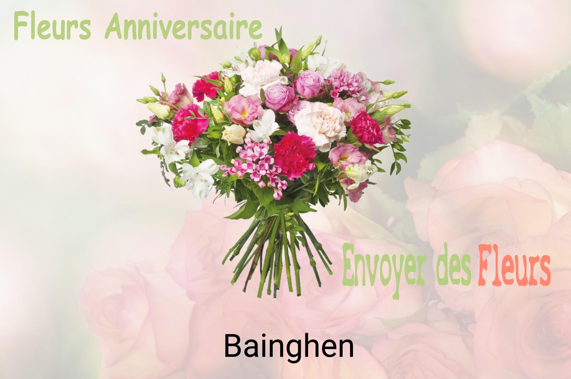 Bouquet de fleurs d’anniversaire livré à Bainghen