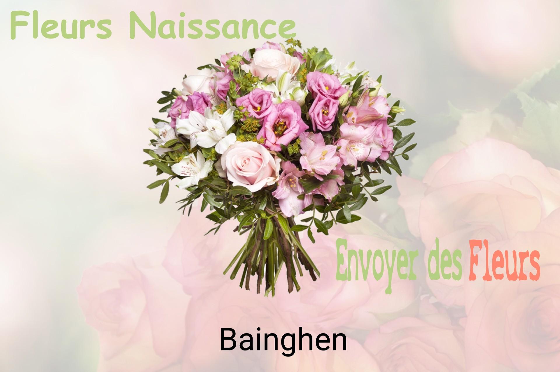 Bouquet de fleurs de naissance livré à Bainghen